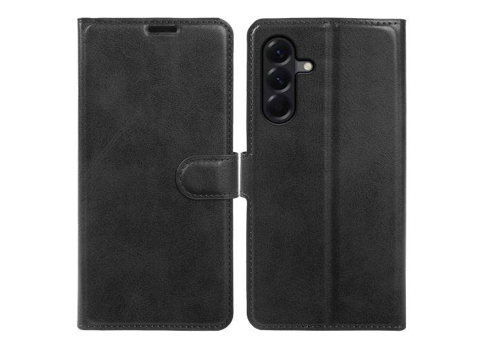 Samsung Galaxy A57 5G - Vintage læder cover / pung - Sort