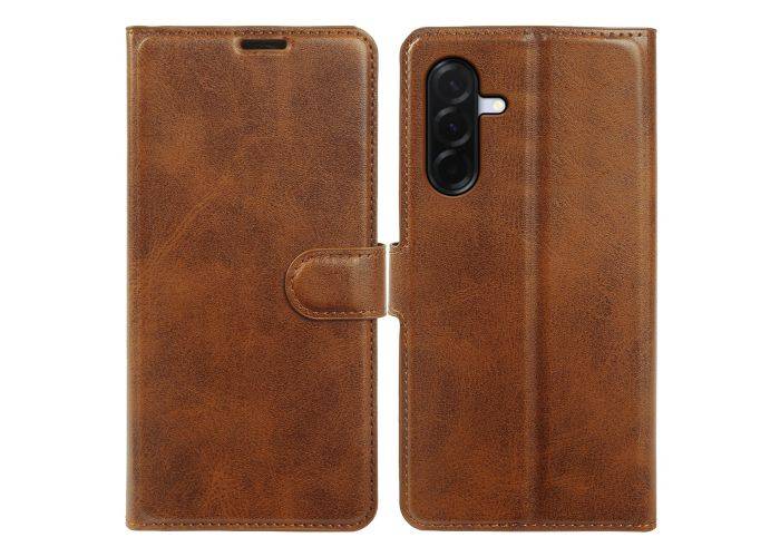 Samsung Galaxy A37 5G - Vintage læder cover / pung - Brun