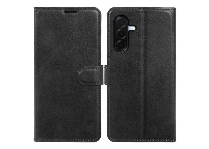 Samsung Galaxy A37 5G - Vintage læder cover / pung - Sort