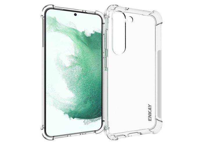 Samsung Galaxy S23 Plus 5G - ENKAY Shockproof gummi cover - Transparent