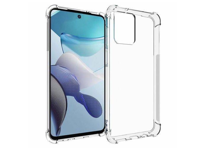 Motorola Moto G53 5G - Shockproof gummi cover - Transparent