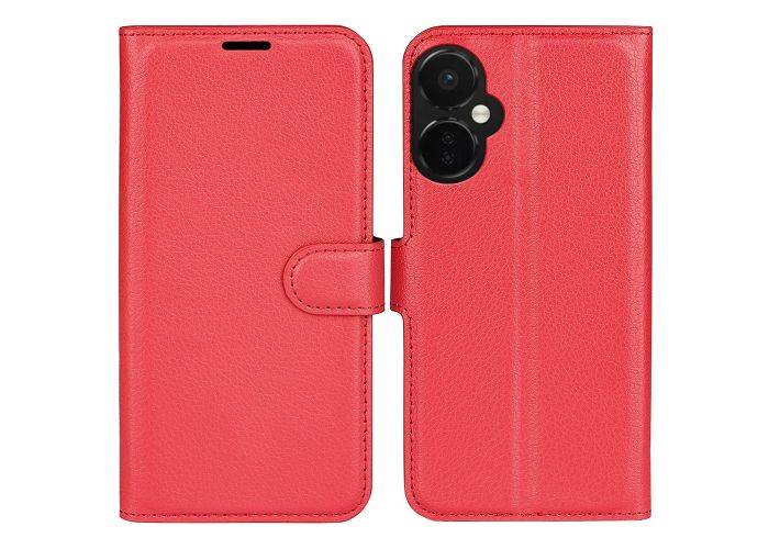 OnePlus Nord CE 3 Lite 5G / Nord N30 5G - Læder cover / pung - Rød