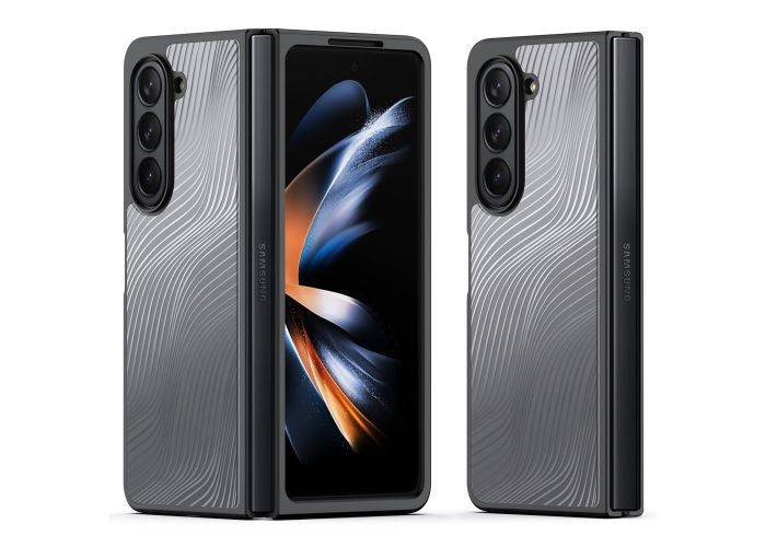 Samsung Galaxy Z Fold5 - DUX DUCIS Aimo Shockproof Hybrid cover - Sort