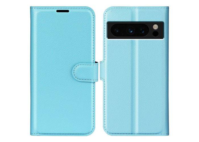 Google Pixel 8 Pro - Læder cover / pung - Blå