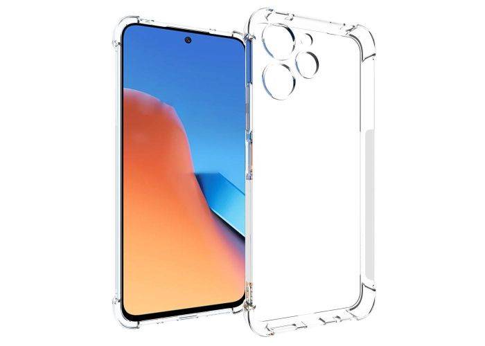 Xiaomi Redmi 12 4G / 12 5G - Shockproof gummi cover - Transparent