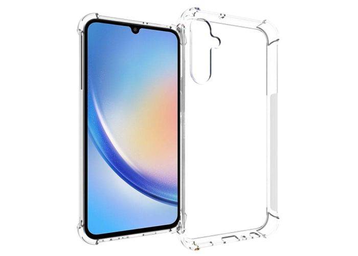 Samsung Galaxy A25 5G - Shockproof gummi cover - Transparent