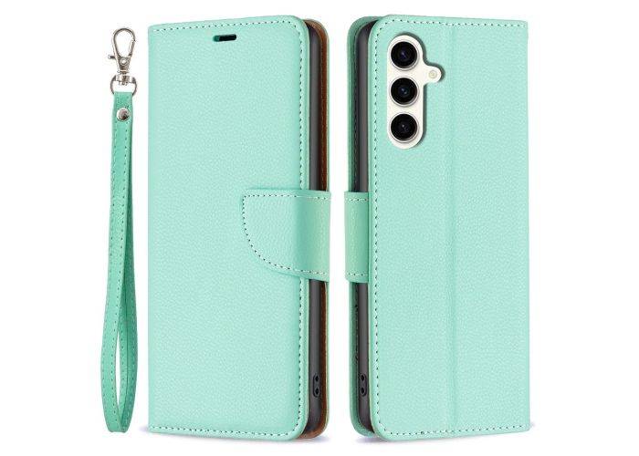 Samsung Galaxy S23 FE - Læder cover / pung - Grøn