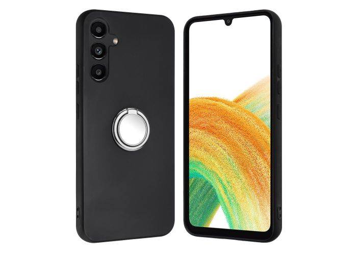 Samsung Galaxy S23 FE - Gummi cover med Kickstand - Sølv