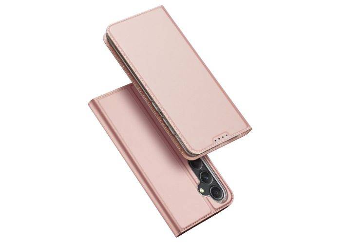 Samsung Galaxy S23 FE - DUX DUCIS skin Pro læder cover - Rosa