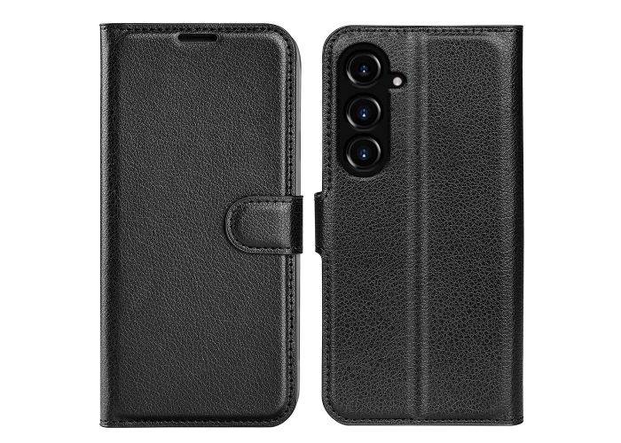 Samsung Galaxy S23 FE - Læder cover / pung - Sort