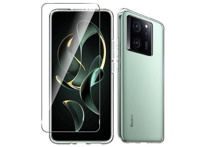 Xiaomi 13T / 13T Pro - Shockproof gummi cover - Inkl. Beskyttelsesglas