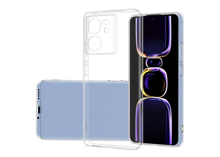 Xiaomi 13T / 13T Pro - Ultra slim gummi cover - Transparent