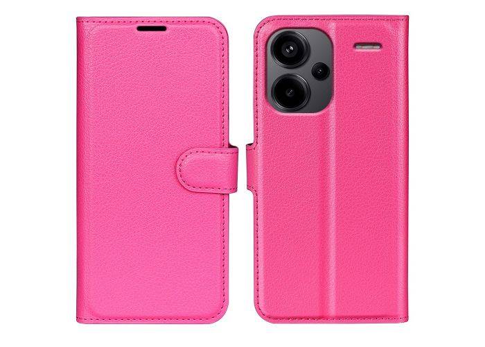 Xiaomi Redmi Note 13 Pro Plus 5G - Læder cover / pung - Rosa