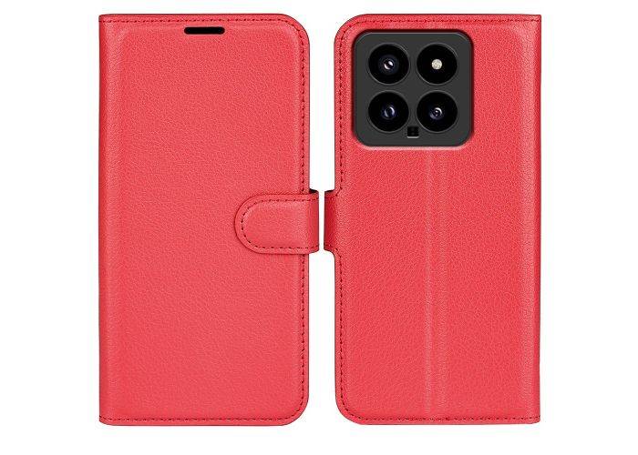 Xiaomi 14 - Læder cover / pung - Rød