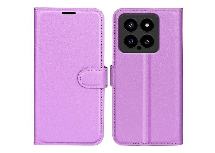 Xiaomi 14 - Læder cover / pung - Lilla