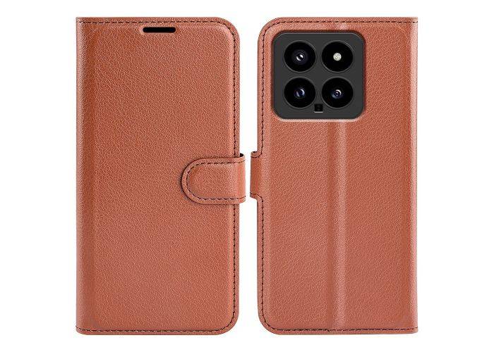 Xiaomi 14 - Læder cover / pung - Brun