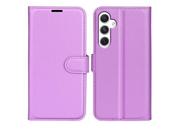 Samsung Galaxy S24 - Læder cover / pung - Lilla