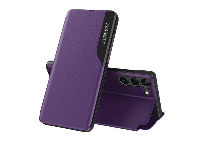 Samsung Galaxy S24 Plus - View Window læder cover - Lilla