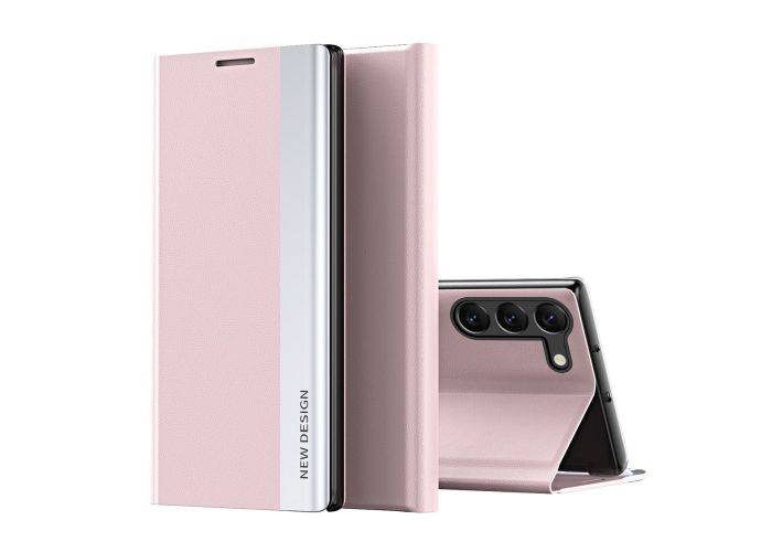 Samsung Galaxy S24 - Slim læder flip cover - Pink
