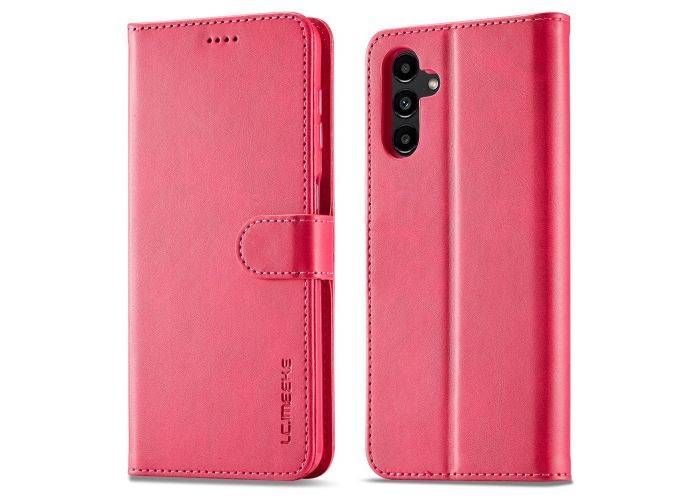 Samsung Galaxy A15 5G / A15 4G - LC.IMEEKE læder cover - Rosa