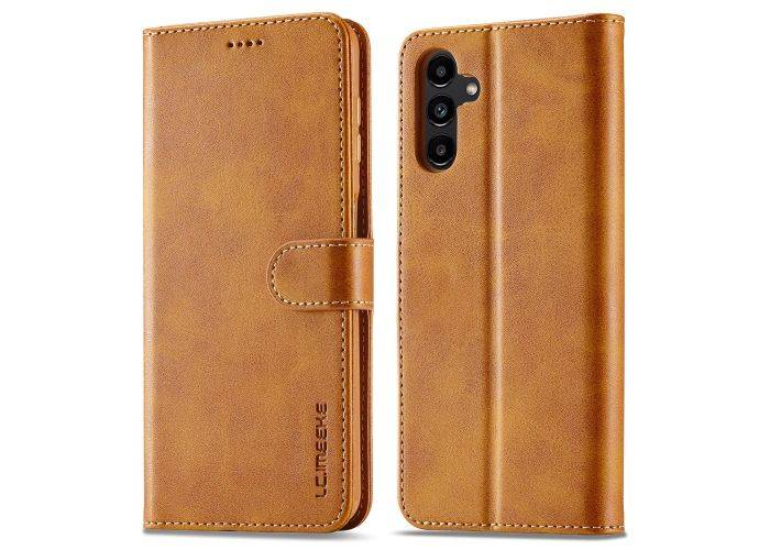 Samsung Galaxy A15 5G / A15 4G - LC.IMEEKE læder cover - Gul