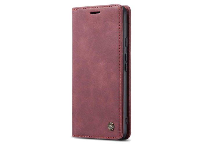 Google Pixel 8a - CASEME slim læder cover - Rød