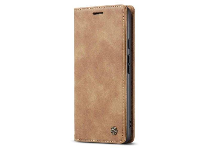 Google Pixel 8a - CASEME slim læder cover - Brun