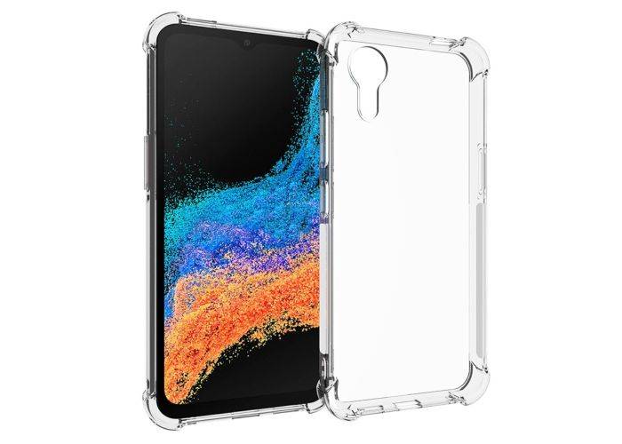 Samsung Galaxy Xcover 7 - Shockproof gummi cover - Transparent