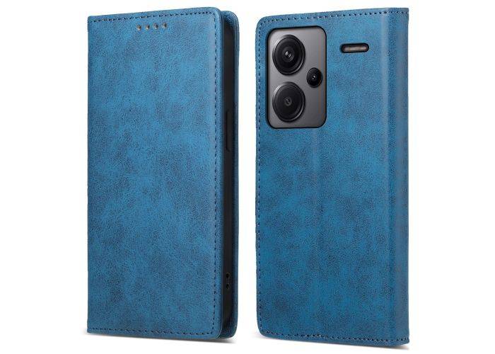 Xiaomi Redmi Note 13 Pro Plus 5G - RFID slim læder cover - Blå