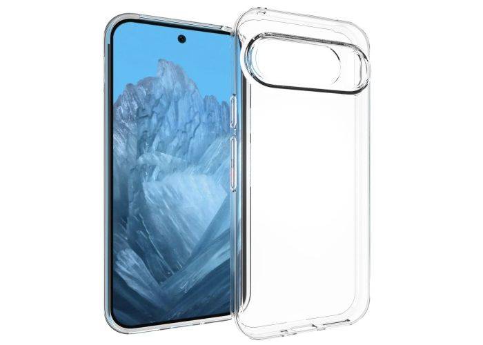 Google Pixel 9 / Pixel 9 Pro - Shockproof gummi cover - Transparent