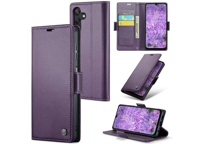 Samsung Galaxy A25 5G - CASEME RFID læder cover - Lilla