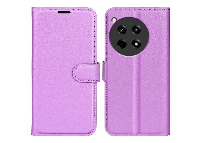 OnePlus 12R 5G - Læder cover / pung - Lilla