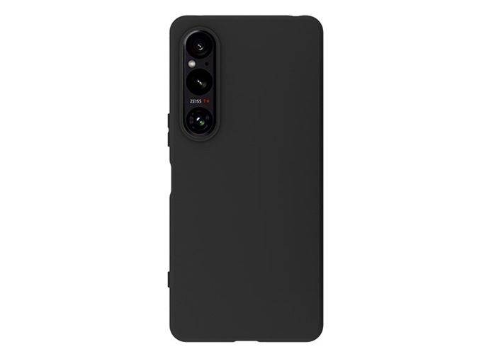 Sony Xperia 1 VI - Fleksibelt gummi cover - Sort