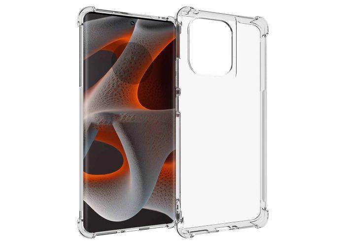 Motorola Edge 50 Pro 5G - Shockproof gummi cover - Transparent