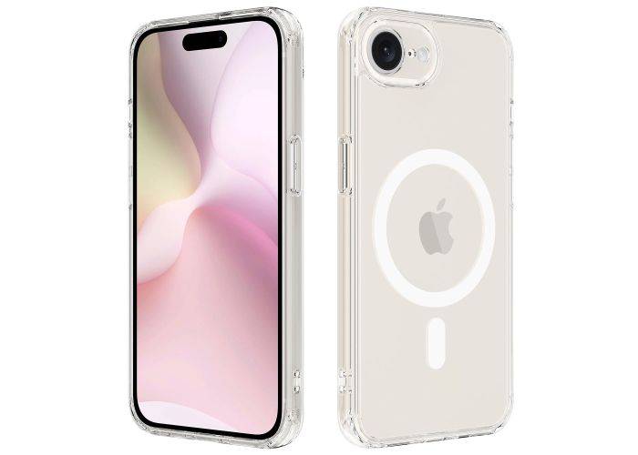 iPhone 17e / 16e - Shockprof magnetisk gummi cover - Magsafe kompatibel