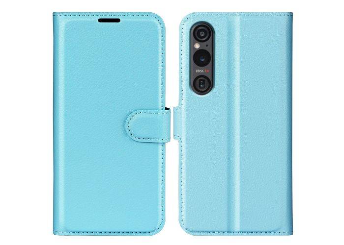 Sony Xperia 1 VI - Læder cover / pung - Blå