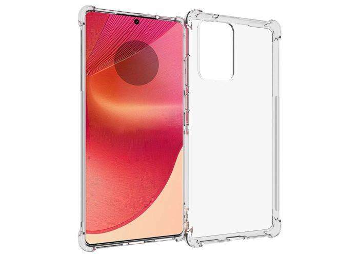 Motorola Edge 50 Fusion - Shockproof gummi cover - Transparent