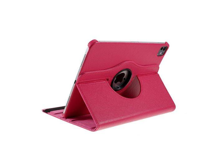iPad Pro 13 (2024/2025) - Læder cover 360 grader roterbar - Rosa