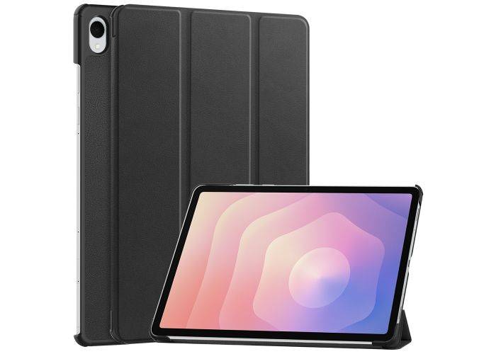 Samsung Galaxy Tab S11 - Tri-Fold læder cover - Sort