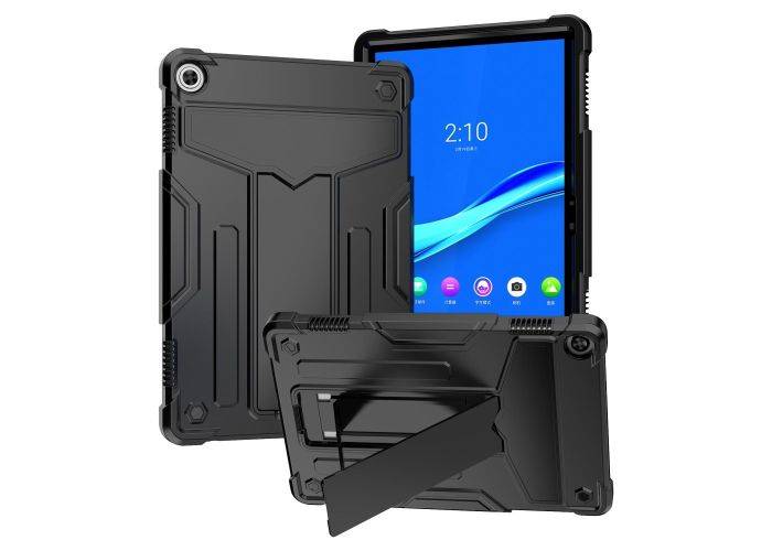 Lenovo Tab M10 (Gen 3) - Shockproof Hybridcover med Kickstand - Sort