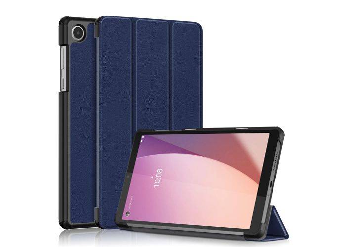 Lenovo Tab M8 (Gen 4) - Tri-Fold læder cover - Mørkeblå