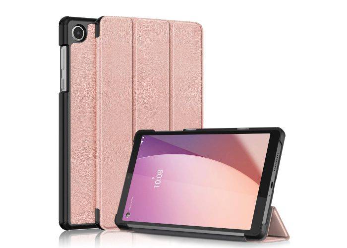 Lenovo Tab M8 (Gen 4) - Tri-Fold læder cover - Rosa guld