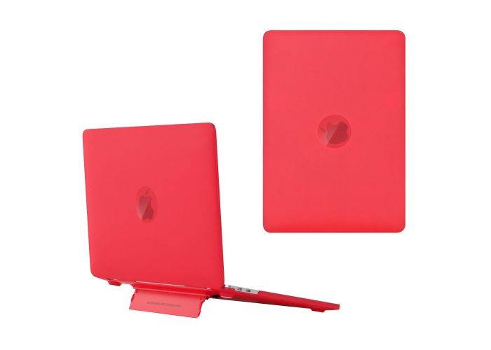 MacBook Pro 14 M5/M4/M3/M2/M1 (2026-2021) - Hard cover til front og bagside med Kickstand - Rød