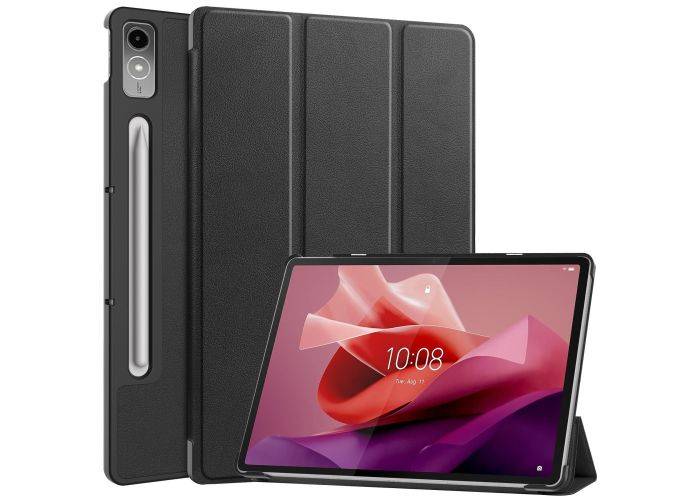 Lenovo Tab P12 - Tri-Fold læder cover - Sort