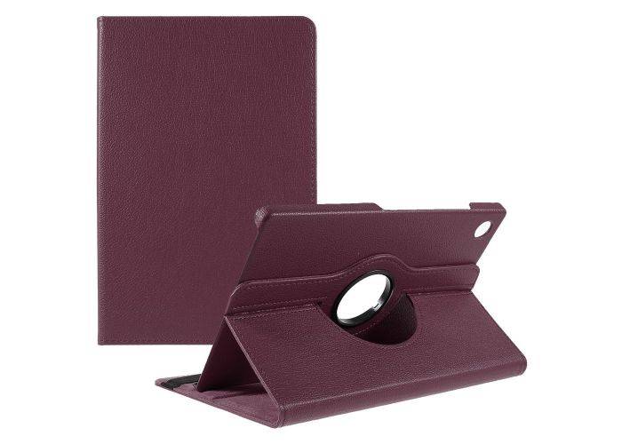 Samsung Galaxy Tab A9 Plus / Tab A11 Plus - Læder cover 360 grader roterbar - Lilla