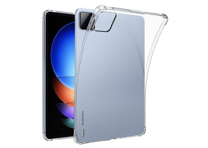 Xiaomi Pad 6S Pro 12.4 - Shockproof gummi cover - Transparent