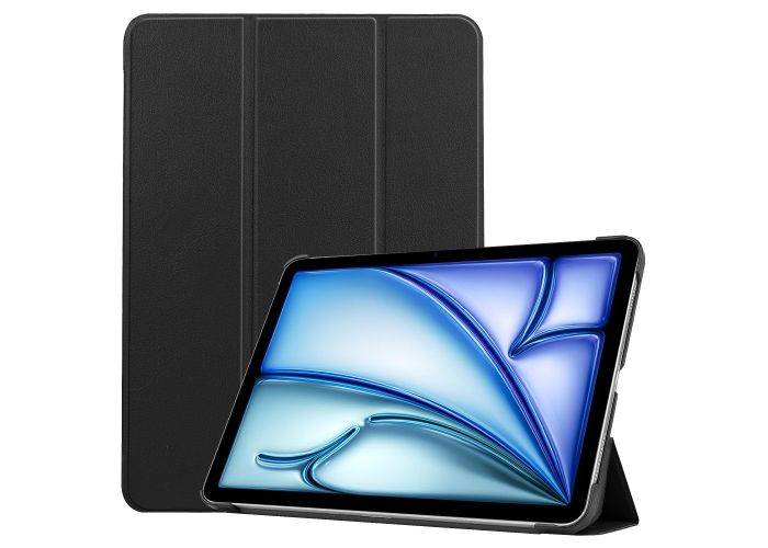 iPad Air 13 (2024/2025/2026) - Tri-Fold læder cover - wake up/sleep - Sort