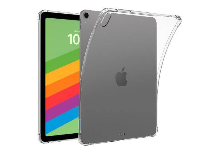 iPad Air 11 (2024/2025/2026) - Shockproof gummi cover - Transparent