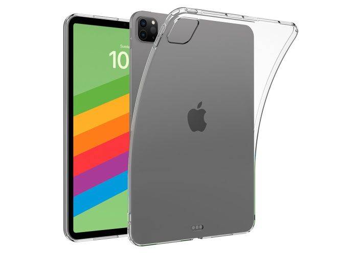 iPad Pro 13 (2024/2025) - Ultraklar gummi cover - Transparent