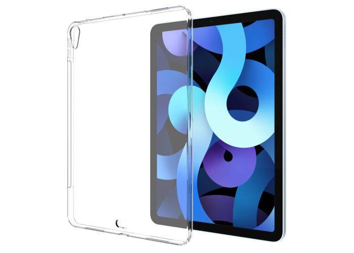 iPad Air 11 (2024/2025/2026) - Shockproof slim gummi cover - Transparent